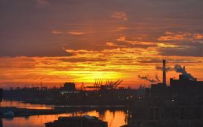 Baltimore Harbor Sunrise